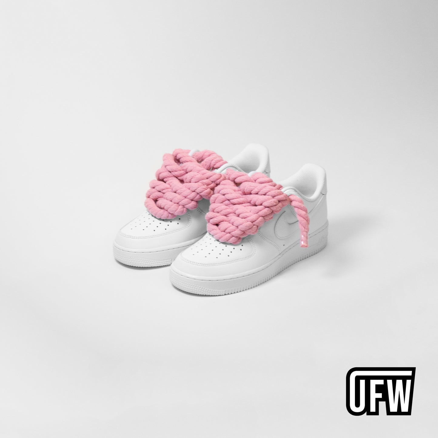 Nike Air Force 1 Pink Rope Laces