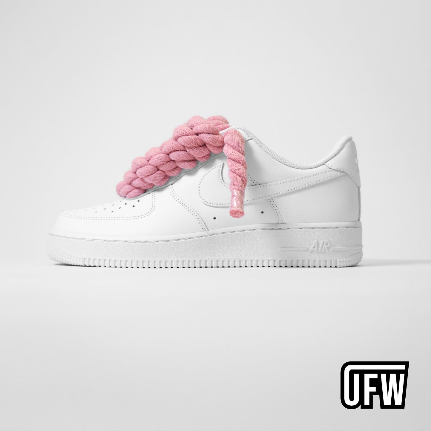 Nike Air Force 1 Black Rope Laces