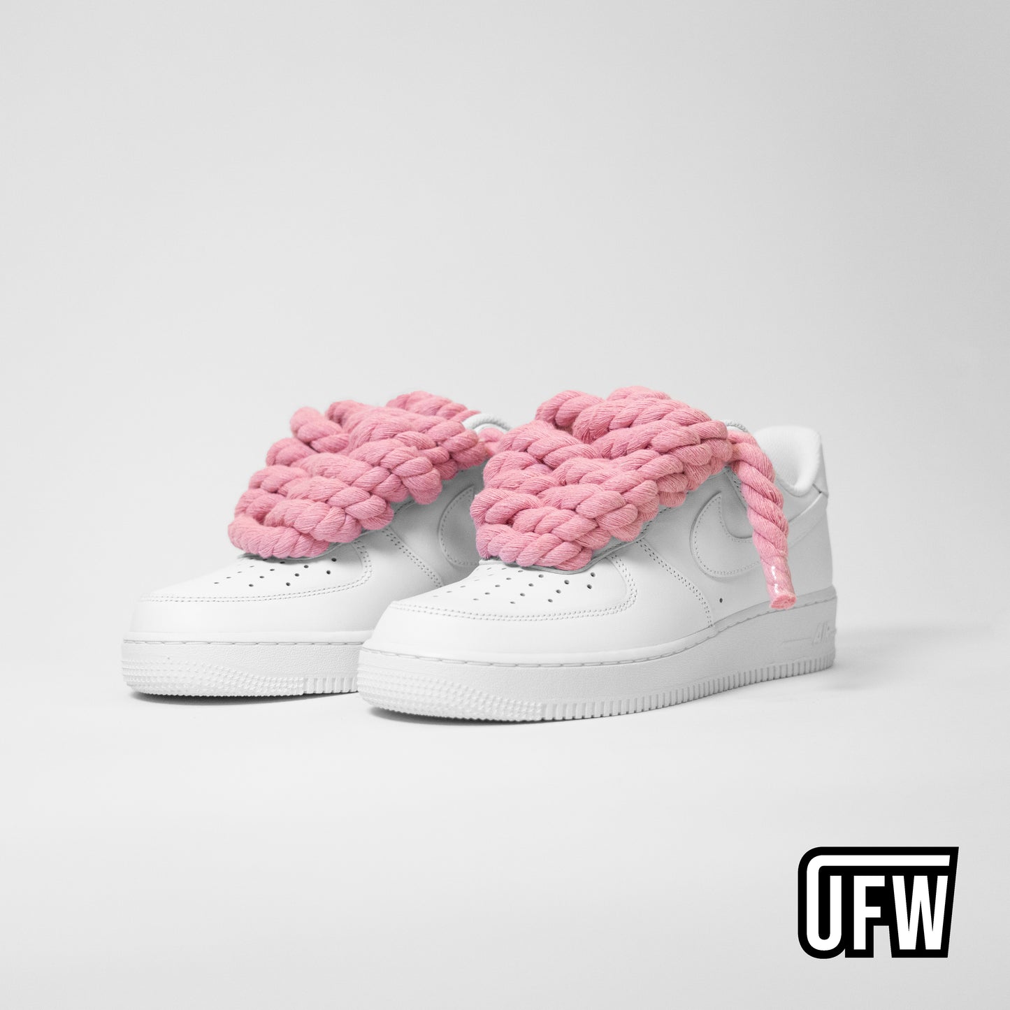 Nike Air Force 1 Pink Rope Laces