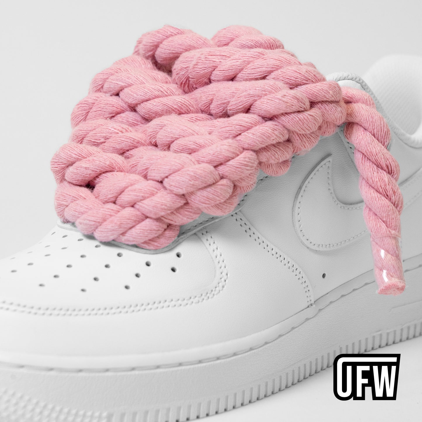 Nike Air Force 1 Pink Rope Laces